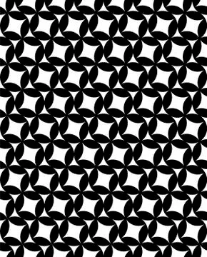 Geometric circle seamless star pattern. Abstract texture for textile. 스톡 일러스트
