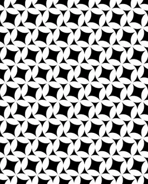 Geometric circle seamless star pattern. Abstract texture for textile. イラスト素材