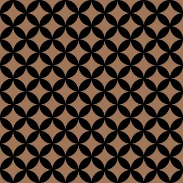 Geometric circle seamless star pattern. Abstract texture for textile. Stock Illustration