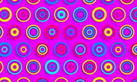 Geometric circles Stock Illustration