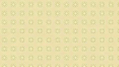 Geometric circular patterns with radial lines on neutral background seamles.. Stock Illustration