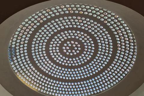 Geometric Circular Skylight Design for Architectural Inspiration in Modern .. Stock Photos