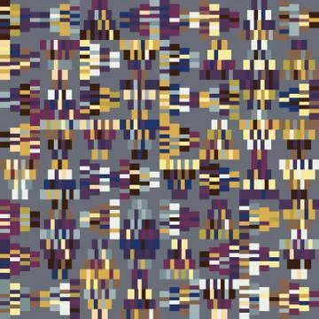 Geometric Close Up Mini Pixel Grid Texture Background. Decorative Abstract Macro Illustrazione stock