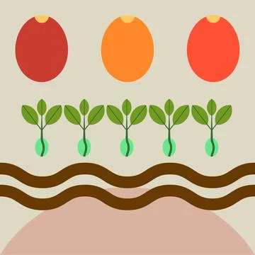 Geometric Coffee Ornament Stock Illustration