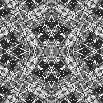 Geometric Collage Grunge Seamless Pattern Modern geometric abstract intric... Stock Photos