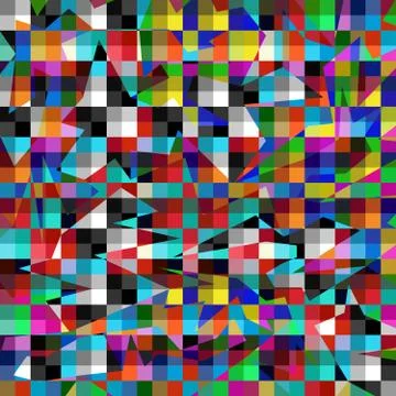 Geometric color abstract pattern for your design quality vector illustration Stock Illustration