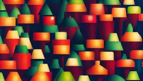 Geometric Color Block Grid Animation Stock Footage 256918872