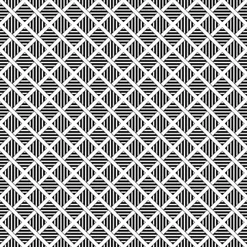 Geometric color-editable pattern of intersecting lines for textures, textiles Stock Illustration