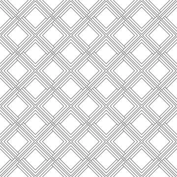 Geometric color-editable pattern of intersecting lines for textures, textiles Illustrazione stock