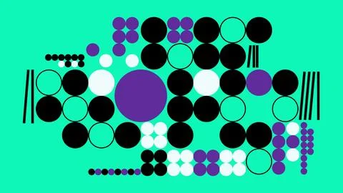 Geometric color grid background Illustrazione stock