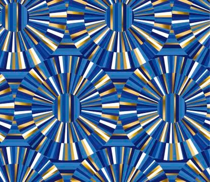 Geometric color seamless pattern Illustrazione stock