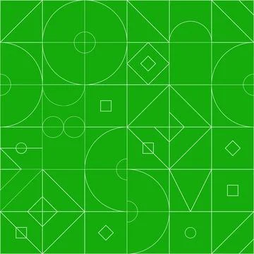 Geometric, color, seamless pattern Illustrazione stock