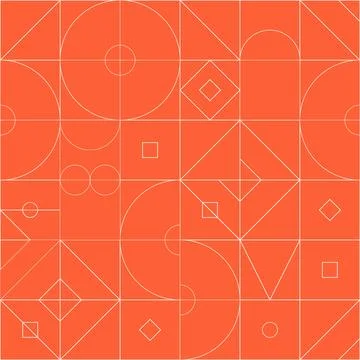 Geometric, color, seamless pattern Stock Illustration