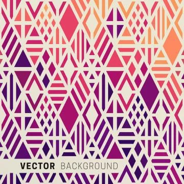 Geometric colored background Stock Illustration