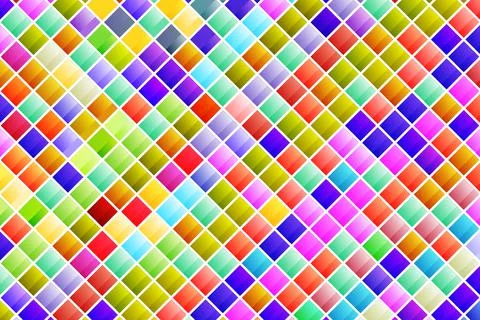 Geometric colorful background. Abstract squared pattern, colorful elements Stockillustratie