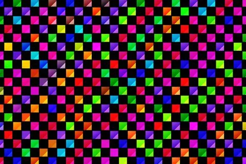 Geometric colorful background. Abstract squared pattern, colorful elements Stock Illustration