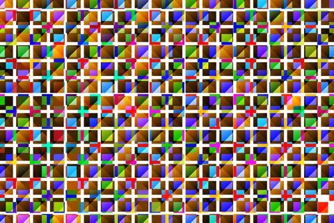 Geometric colorful background. Abstract squared pattern, colorful elements Stockillustratie