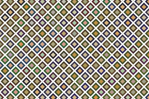 Geometric colorful background. Abstract squared pattern, colorful elements Stock Illustration