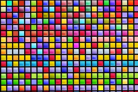 Geometric colorful background. Abstract squared pattern, colorful elements 스톡 일러스트