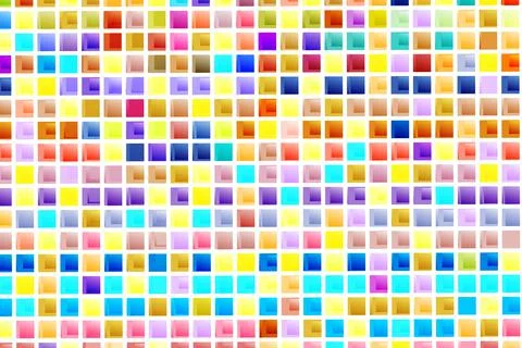 Geometric colorful background. Abstract squared pattern, colorful elements Stock Illustration
