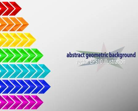 Geometric colorful background Stock Illustration