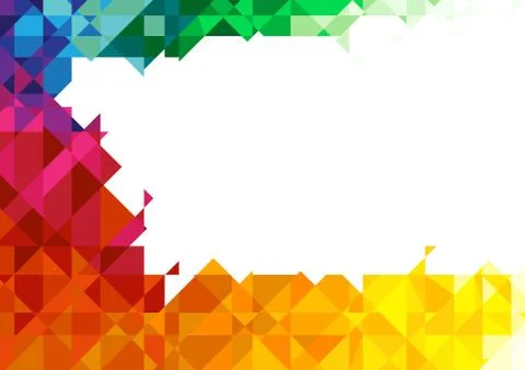 Geometric Colorful Background Stock Illustration