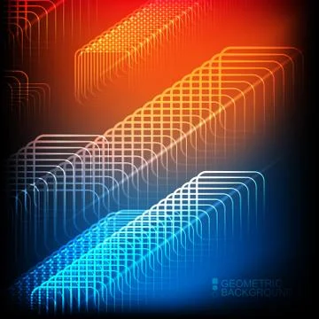 Geometric colorful  background Stock Illustration