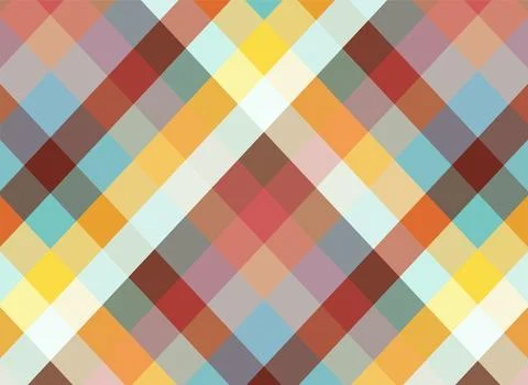 Geometric Colorful Diamond Pattern Background With Retro Argyle Style for M.. Illustrazione stock