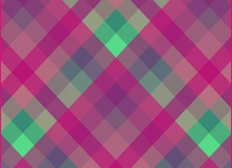 Geometric Colorful Diamond Pattern Background With Retro Argyle Style for M.. Illustrazione stock