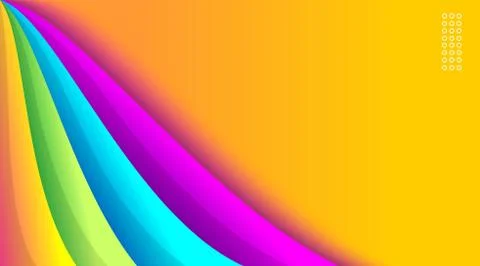 Geometric Colorful Gradient Background Template Stock Illustration
