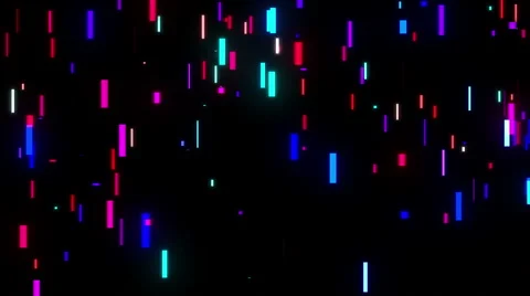 Geometric colorful rain Stock Footage 64236978