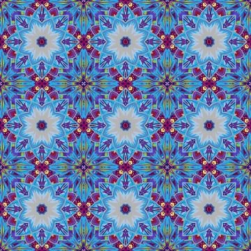 Geometric colorful seamless patterns set. Vector repeating texture, line art Stock Illustration