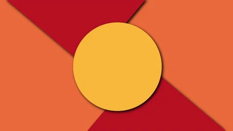 Geometric colorful shapes, computer generated. 3d render visual backdrop Stock Footage 142339433
