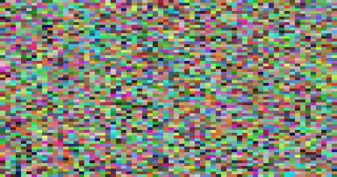 Geometric Composition With Animated Rectangular Tiles Stock Footage 317007867