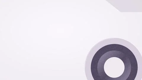 Geometric concentric circles gradient design minimalist abstract Stock Illustration