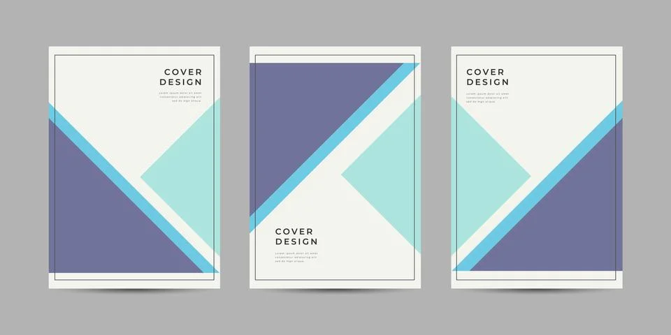 Geometric cover background Illustrazione stock