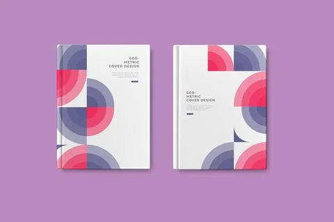 Geometric cover design Stock Illustration