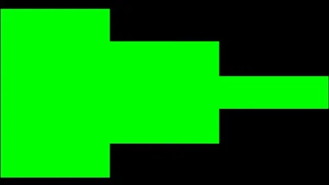 Geometric Cross Greenscreen Stock Footage 335667468