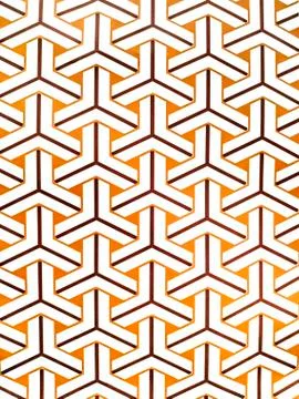 Geometric cross pattern Stock Illustration