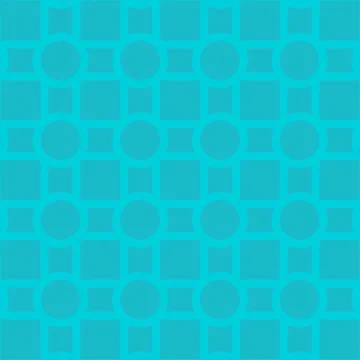 Geometric cyan seamless pattern background vector illustration 库存插图