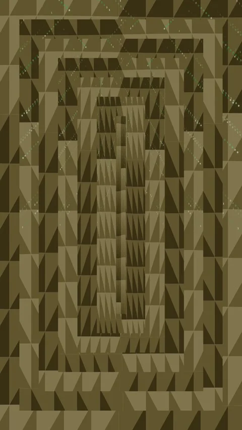 Geometric Cyber Data Matrix Corridor Vertical Motion Background Stock Footage 341842663