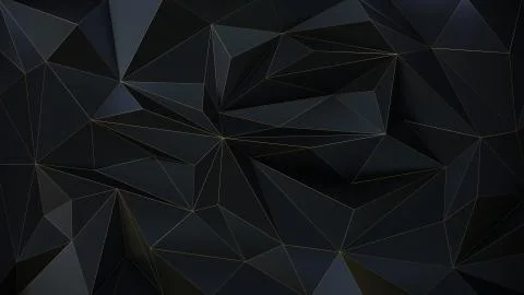 Geometric dark 3d background Stock Photos