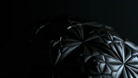 Geometric Dark Abstract Background Interior Industrial Construction Structure. Video stock 161368146