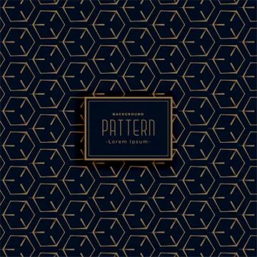 Geometric dark pattern made with lines Stock Illustration