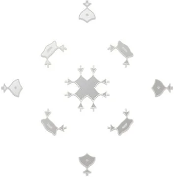 Geometric Decorative Vector Background 스톡 사진