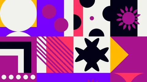 Geometric Design Background Stock Photos