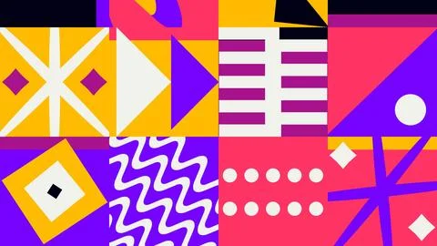 Geometric Design Background Stock Photos