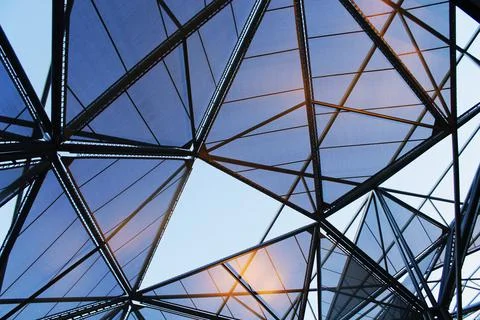 Geometric design of overlapping and grid Stock Photos