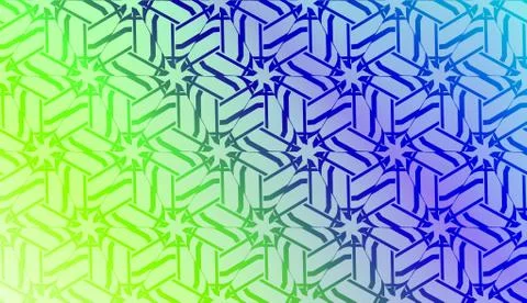 Geometric design pattern with Blurred Background, Smooth Gradient Texture Col Stock Illustration