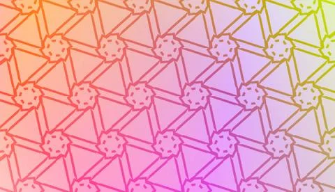 Geometric design pattern with Blurred Background, Smooth Gradient Texture Col Illustrazione stock